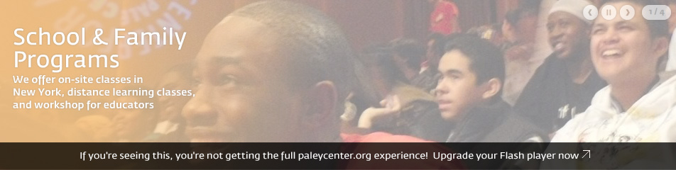 The Education Department at the Paley Center