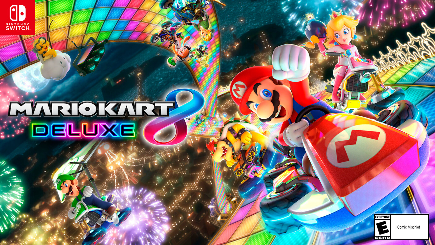 Mario Kart 3840x2160 Switch ESRB