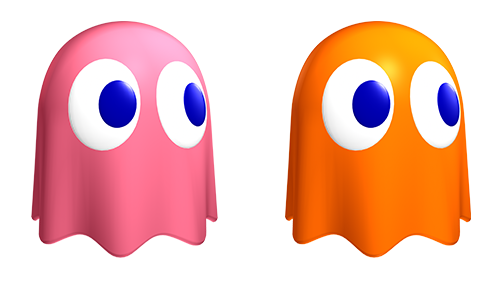 PM26 Pac Man 2Ghosts Left