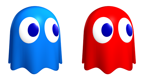 PM26 Pac Man 2Ghosts Right